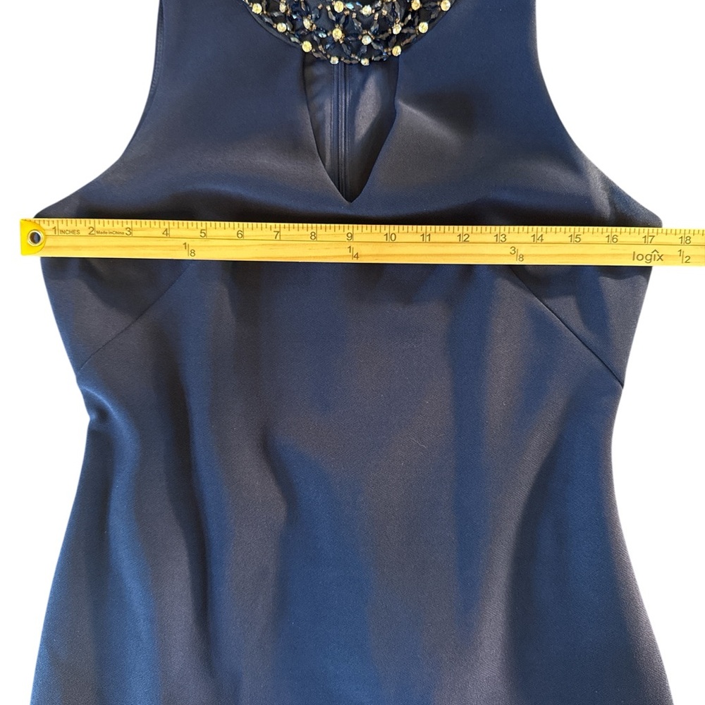Just...Taylor Navy Sleeveless Mini‎ Dress - Picture 6 of 10